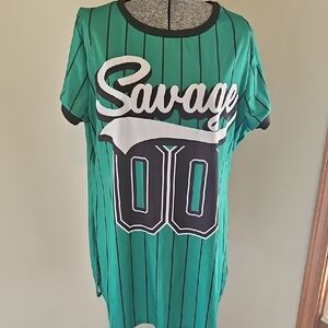 Savage pinstriped jersey